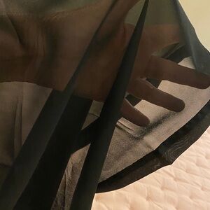 Katie Landry 72” Black Sheer Evening - Dressy Scarf